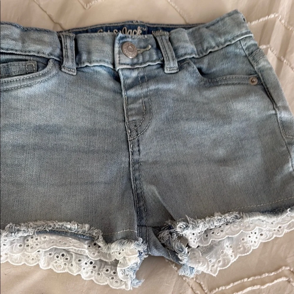 Cat & Jack Blue Casual Denim Shorts